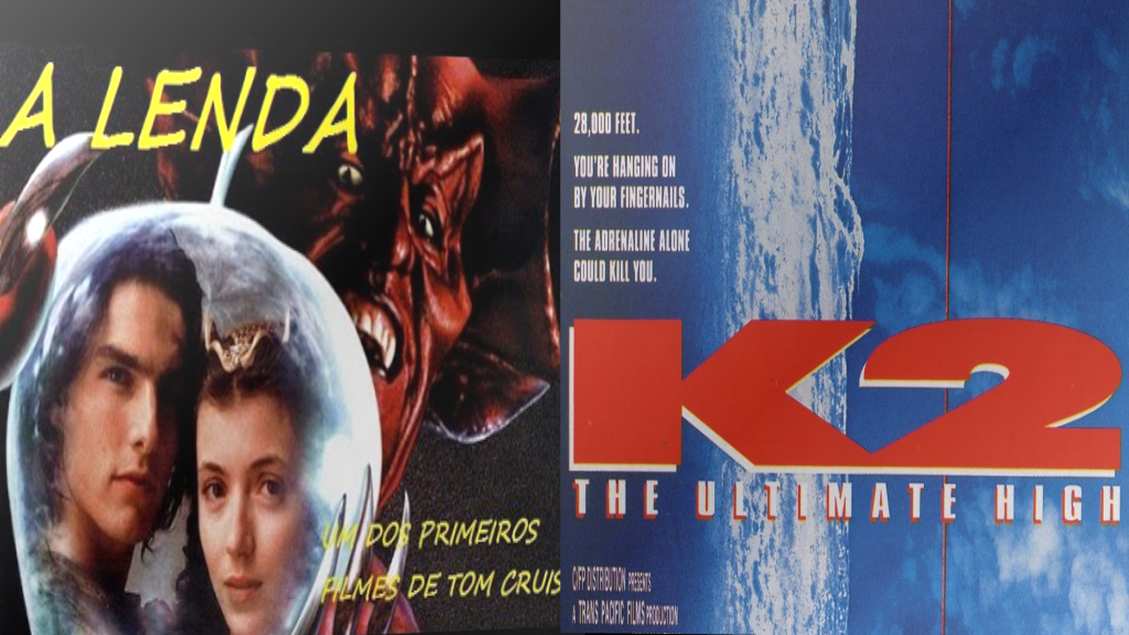 A LENDA músicas de Jerry Goldsmith e Tangerine Dream. K2 A MONTANHA DA MORTE músicas de Hans Zimmer e Chaz Jankel.