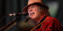 Neil Young na trilha sonora do filme 'O amor é Cego'.