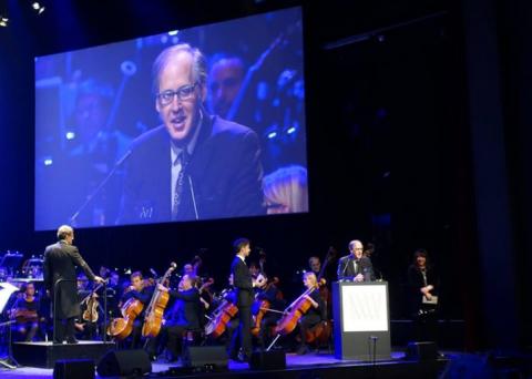 Jeff Beal no concerto do World Soundtrack Awards and Film Fest Gent.