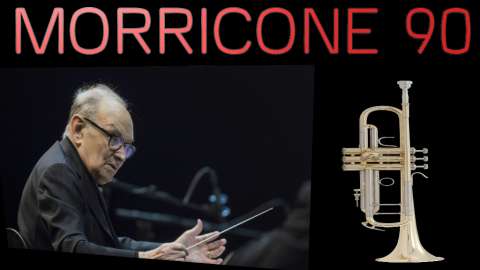 A relação de Ennio Morricone com o trompete podemos dizer que é atávica. Seu pai, Mario era músico e tocava trompete e isso de certa maneira estimulou Ennio a se interessar pelo instrumento. Em 1938 ele se matriculou no Conservatório de Música de Santa Cecília e foi estudar trompa com o conceituado Umberto Semproni, não por acaso, em suas composições, vez por outra ele encontra um motivo musical capaz de prestigiar o primeiro instrumento que estudou com muito afinco.